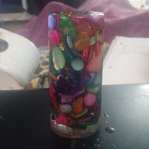 Handmade Mosaic Resin Vase